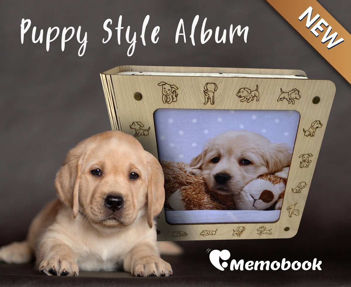 Memobook Dog Puppy presentation